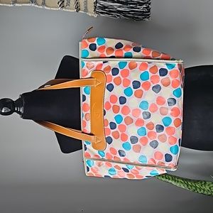 Fossil KEYPER Vinyl Coated Canvas Tote